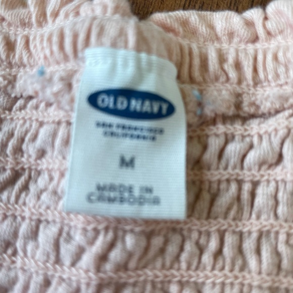 peach old navy off the shoulder top ✨ - Picture 2 of 2